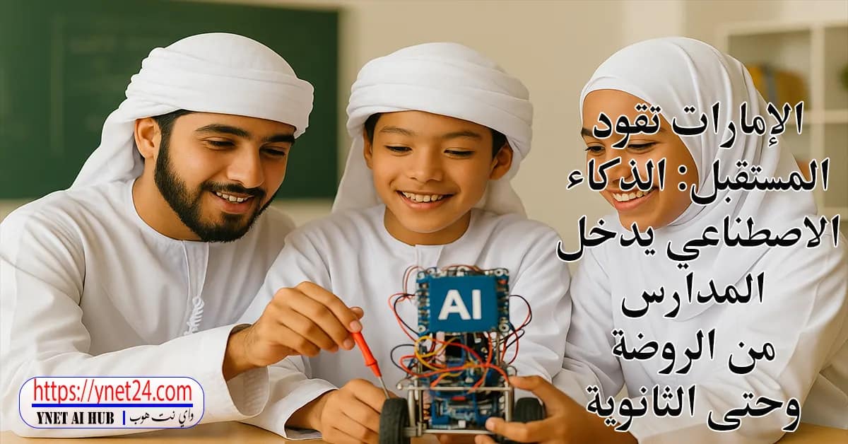 الإمارات تقود المستقبل: الذكاء الاصطناعي يدخل المدارس من الروضة وحتى الثانوية 2 الإمارات تقود المستقبل الذكاء الاصطناعي يدخل المدارس من الروضة وحتى الثانوية