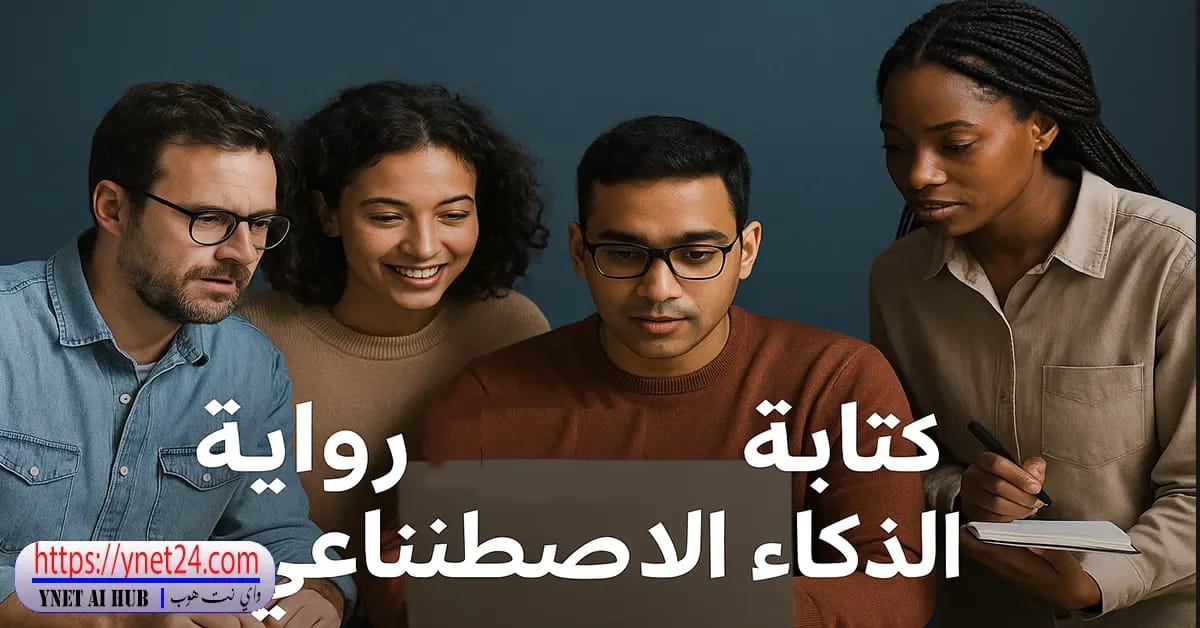 واي نت هوب | Ynet Ai Hub 19 كتابة رواية بالذكاء الاصطناعي