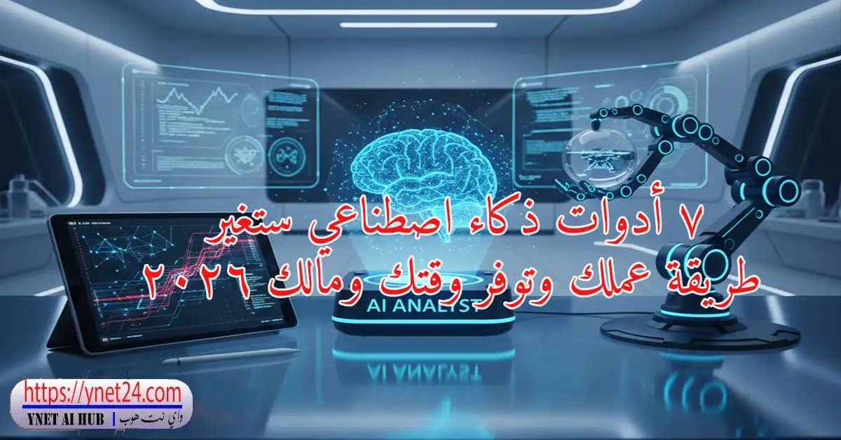 7 أدوات ذكاء اصطناعي ستغير طريقة عملك وتوفر وقتك ومالك 2026 2 7 أدوات ذكاء اصطناعي ستغير طريقة عملك وتوفر وقتك ومالك 2026