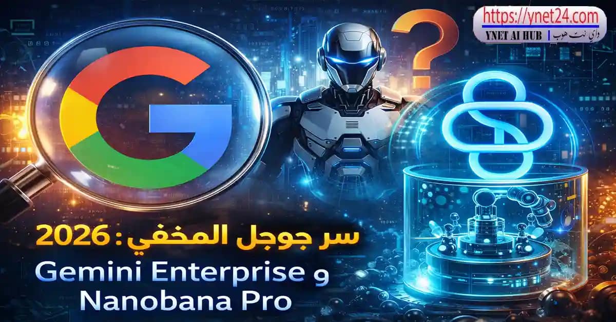 سر جوجل المخفي 2026: Gemini Enterprise و Nanobana Pro 2 سر جوجل المخفي 2026: Gemini Enterprise و Nanobana Pro