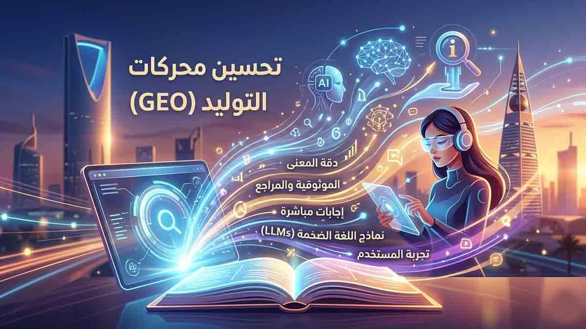 7 أسرار لفهم تحسين محركات التوليد (GEO) 2 تحسين محركات التوليد GEO